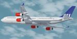FSX/P3D Scandinavian Airlines (OY-KBC) Thomas Ruth A340-300 Texture